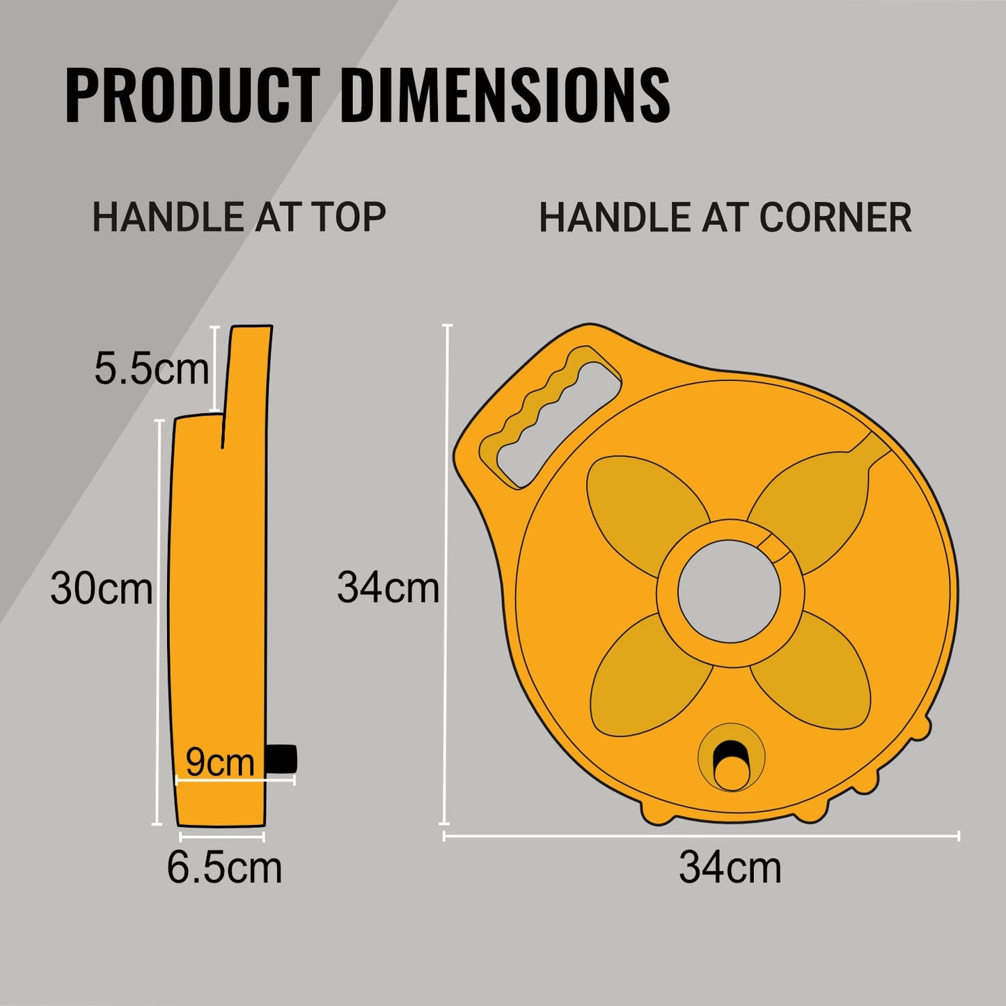 15m Premium Flat Out 15amp Extension Lead | with Compact Multi-Reel