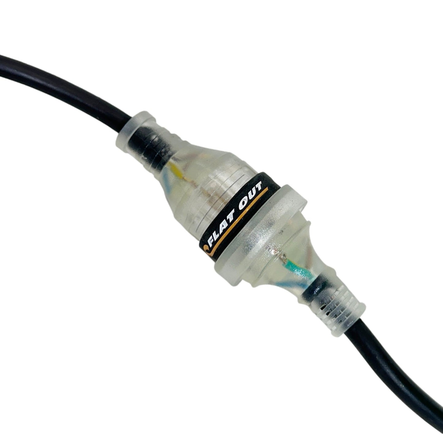 15m Premium Flat Out 15amp Extension Lead | with Compact Multi-Reel