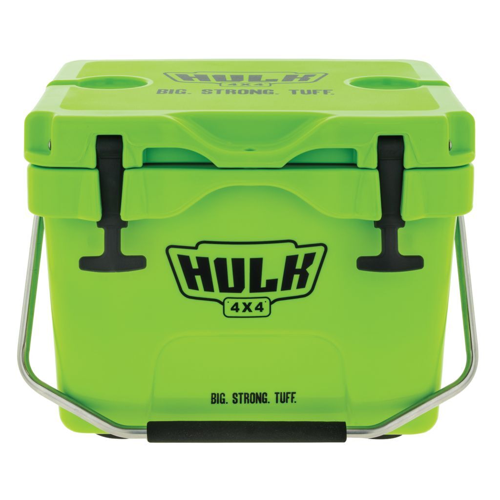 HULK 4X4 15L PORTABLE ICE COOLER BOX WITH S/STEEL CARRY HANDLE