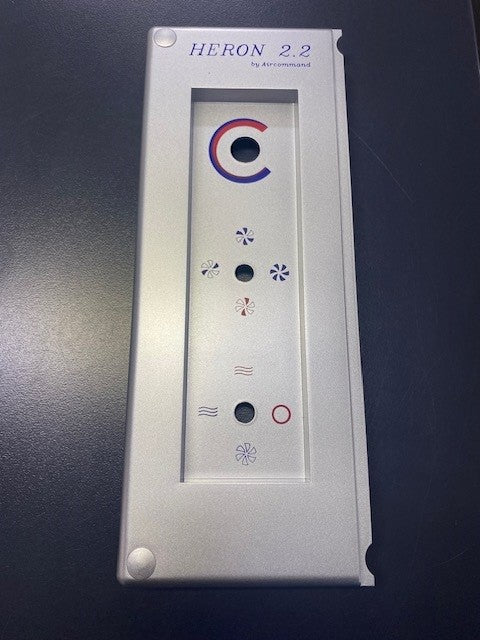 Heron 2.2 Air conditioner fascia plate - silver