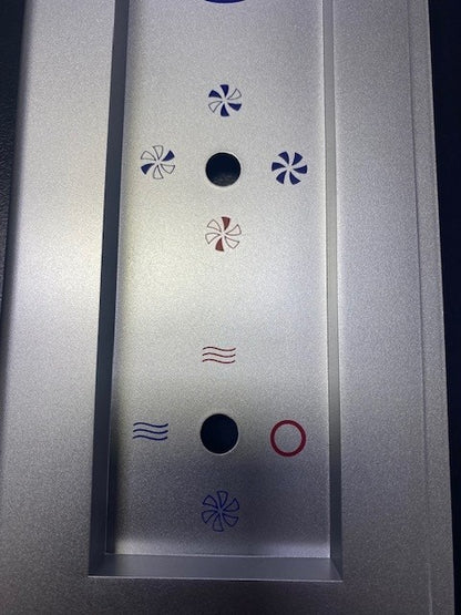 Heron 2.2 Air conditioner fascia plate - silver