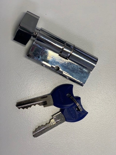 Hume Caravan Door Lock Key & Barrel - Right Hand Hinge