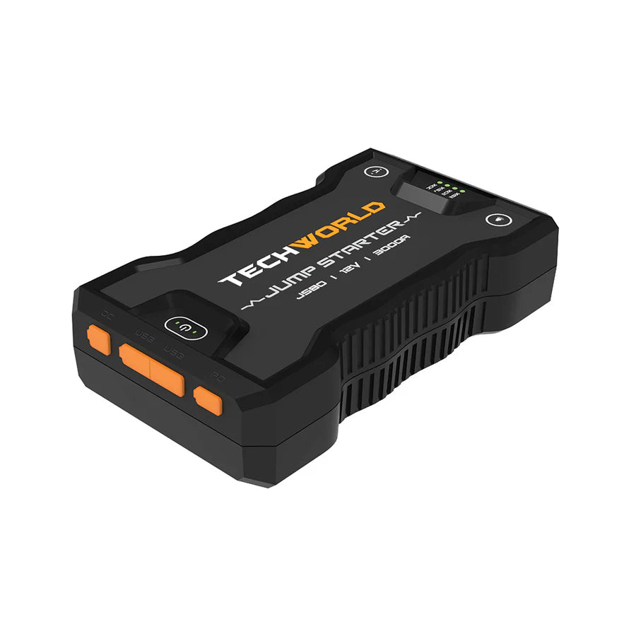 JS80 3000 amp Portable Jump Starter Backup Power Bank With Heavy Duty Case