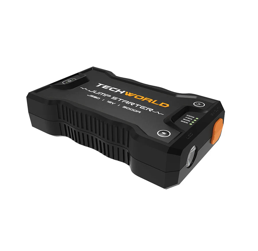JS80 3000 amp Portable Jump Starter Backup Power Bank With Heavy Duty Case