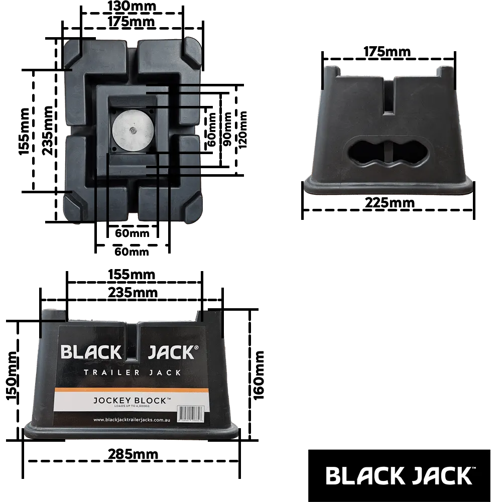 Black Jack Trailer Jack Jockey Block