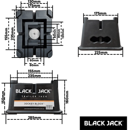 Black Jack Trailer Jack Jockey Block