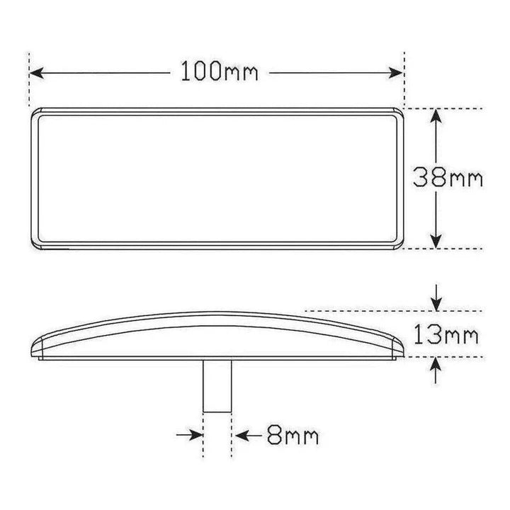 LED Side Marker Lamp & Reflex Reflector