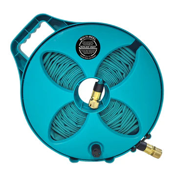 12.5m Flat Out Drink Water Hose on Compact Multi-Reel (Teal)