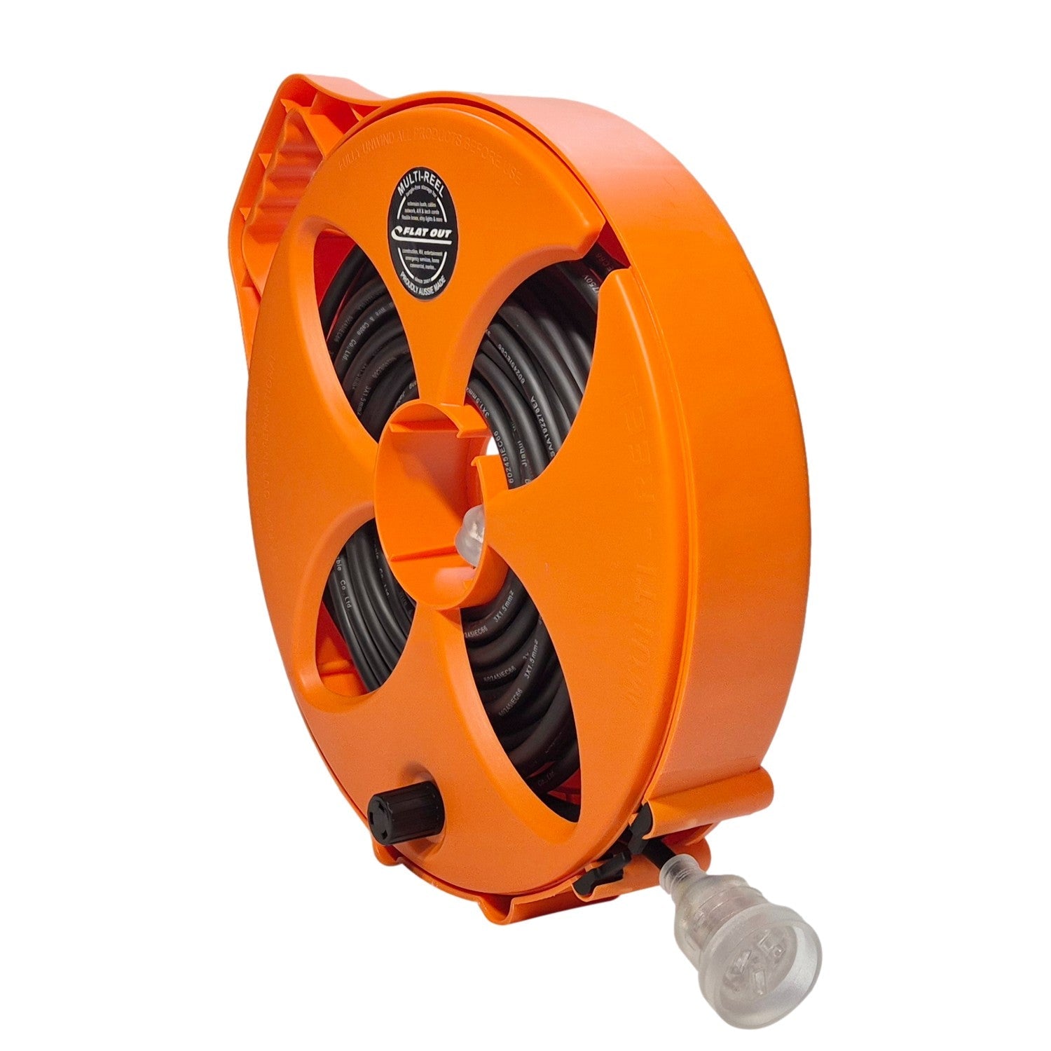 20m 15amp Extension Lead |  (1.5mm² Core) on Narrow Multi-Reel