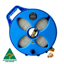 Load image into Gallery viewer, 15m Flat Out Drink Water Hose on Narrow Multi-Reel - Electric Blue
