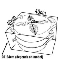 Load image into Gallery viewer, 15m Flat Out Drink Water Hose on Narrow Multi-Reel - Electric Blue
