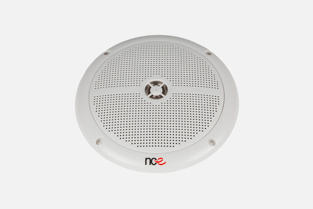 NCE 6.5-INCH SLIMLINE OUTDOOR SPEAKERS - WHITE