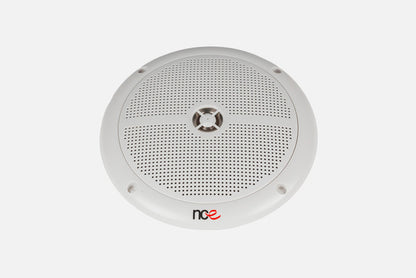 NCE 6.5-INCH SLIMLINE OUTDOOR SPEAKERS - WHITE