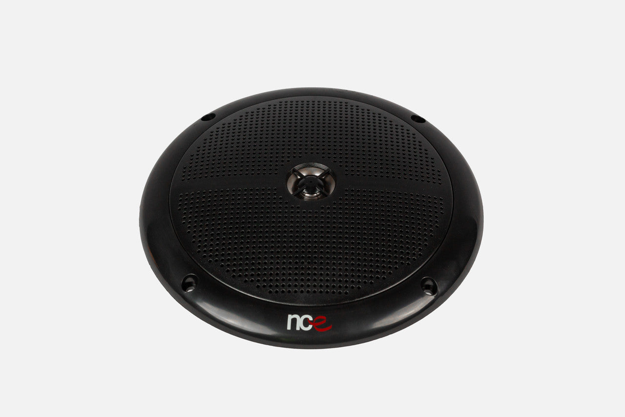 NCE 6.5-INCH SLIMLINE OUTDOOR SPEAKERS - BLACK