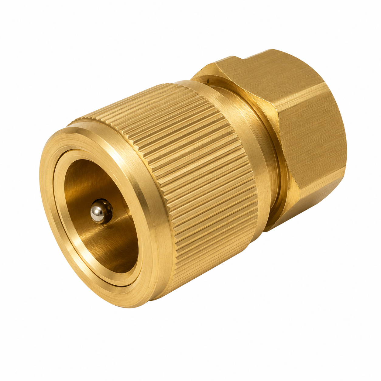 Brass Dust Cap for RV Water Inlet | Snap-On Dust & Wasp Stopper