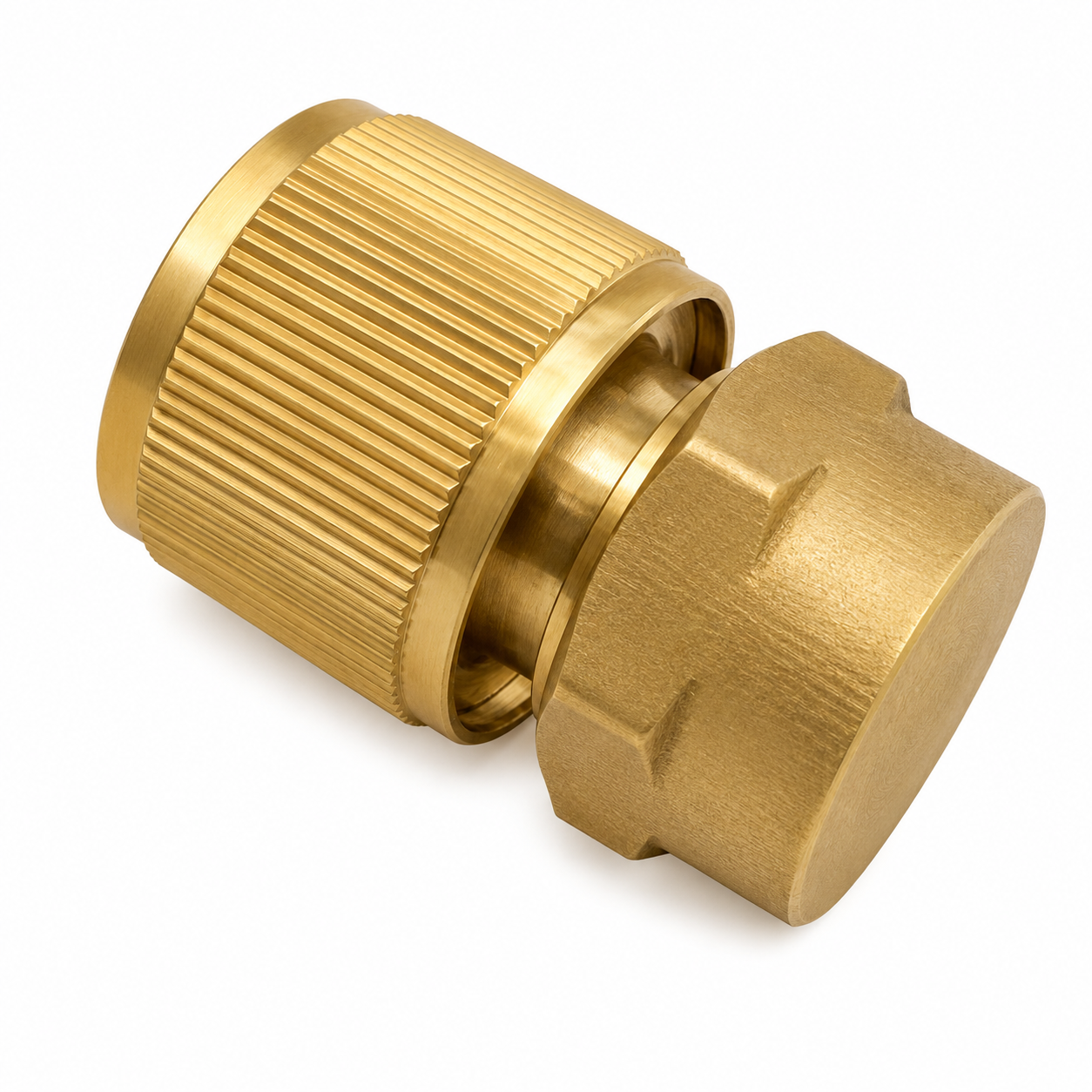 Brass Dust Cap for RV Water Inlet | Snap-On Dust & Wasp Stopper