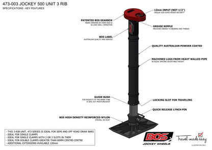 BOS 3 RIB JOCKEY UNIT KIT - 473-003