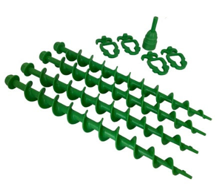 SCREW TENT PEGS - 300MM LONG - BEACH/SAND