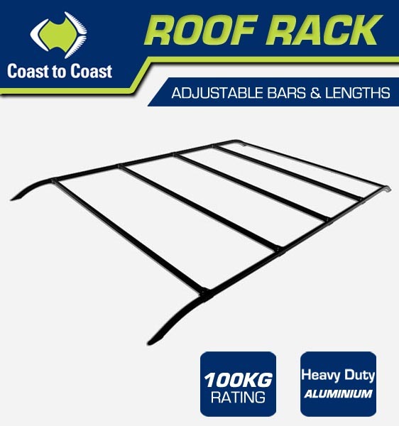 Coast Adjustable Roof Rack - Black