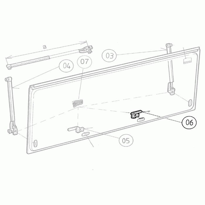 Window Latch- Suit Maygood / Mobicool Windows LH & RH