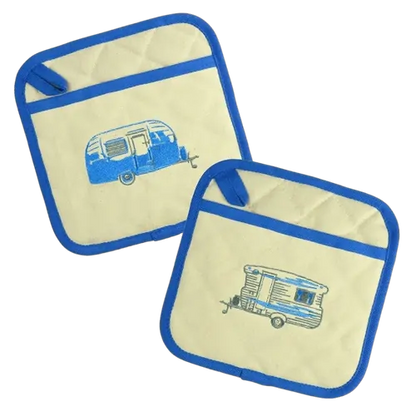 Van Go Collections Embroidered Pot holders - various colours