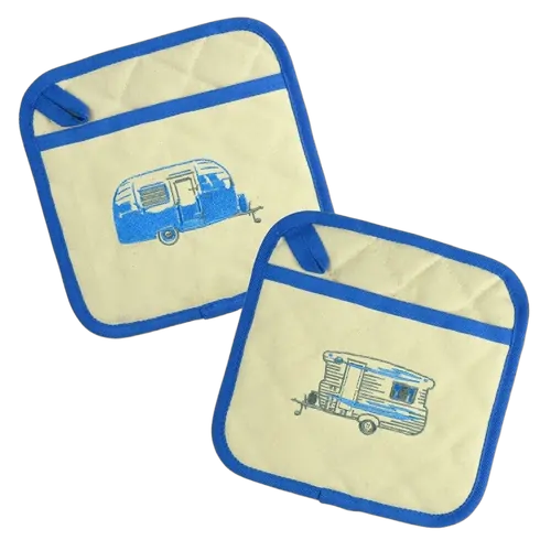 Van Go Collections Embroidered Pot holders - various colours