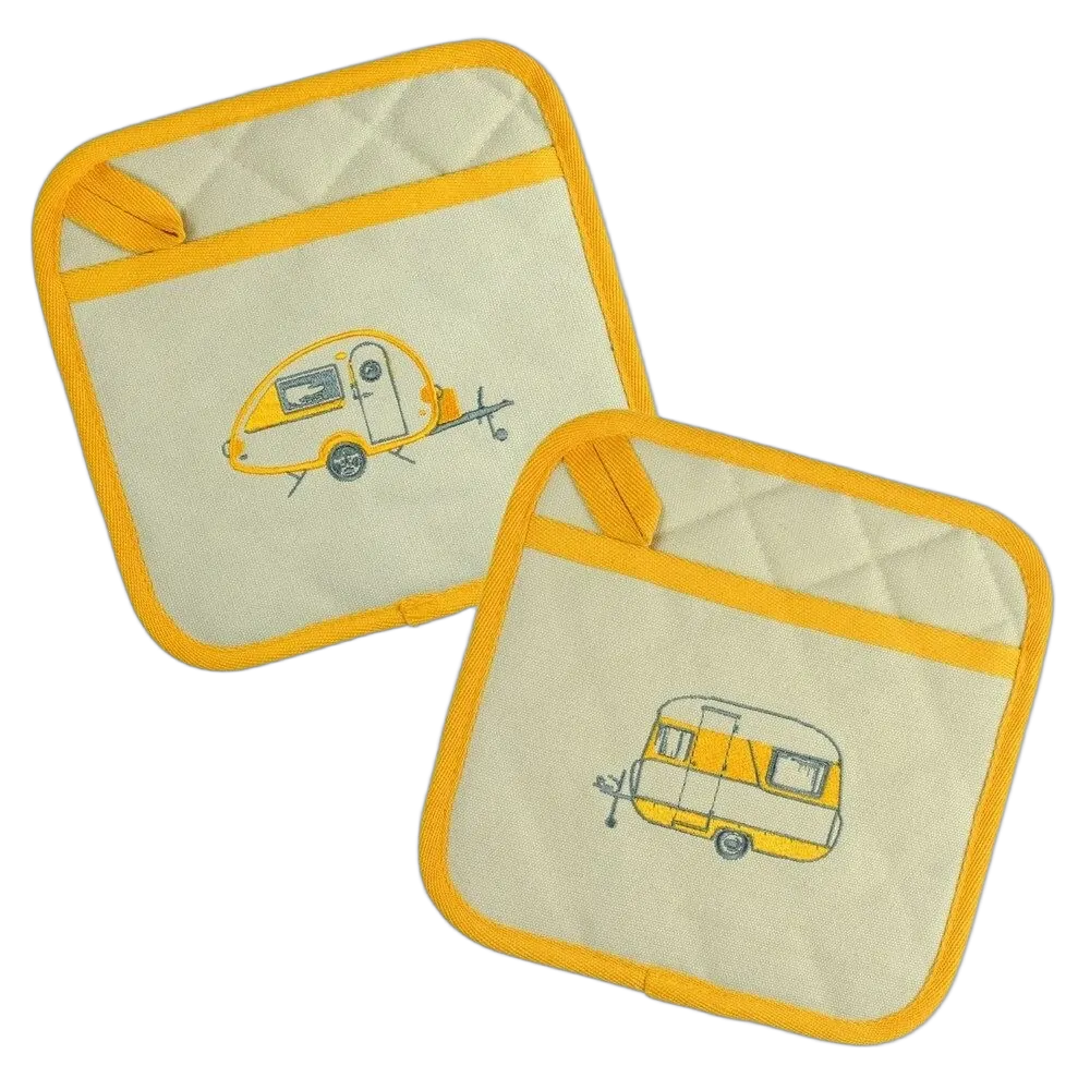 Van Go Collections Embroidered Pot holders - various colours