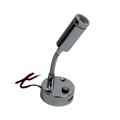 DUAL COLOUR READING LIGHT WITH USB PORT