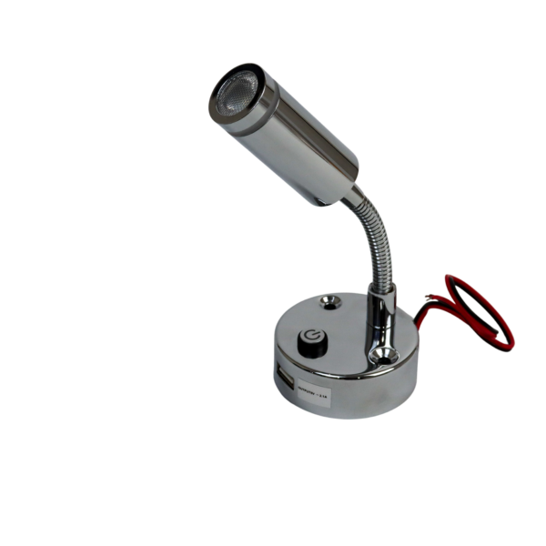 DUAL COLOUR READING LIGHT WITH USB PORT