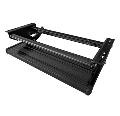 BLACK Single manual bolt on caravan rv motor home step