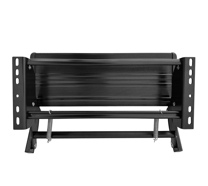 BLACK Single manual bolt on caravan rv motor home step