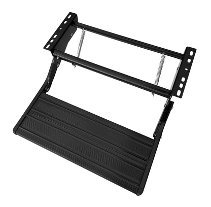 BLACK Single manual bolt on caravan rv motor home step