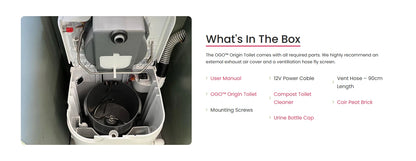 OGO™ Origin Toilet - Composting Toilet