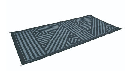 Recycled Ground Mat 5M x 2.4M Black & Grey