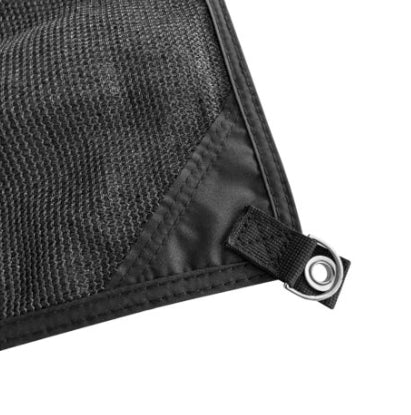 Black Pop Top privacy screen end wall / side sun shade