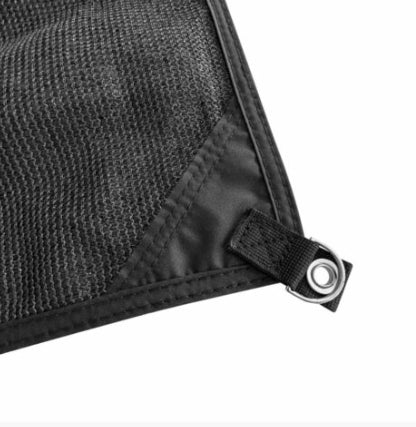 Black Caravan privacy screen sun shade wall - multiple sizes
