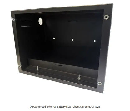 JAYCO Vented External Battery Box - Chassis Mount