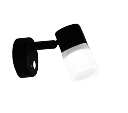 60MM Black Caravan Reading Light - Touch Switch