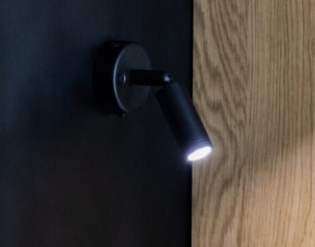 60MM BLACK CARAVAN READING LIGHT - WITH USB C