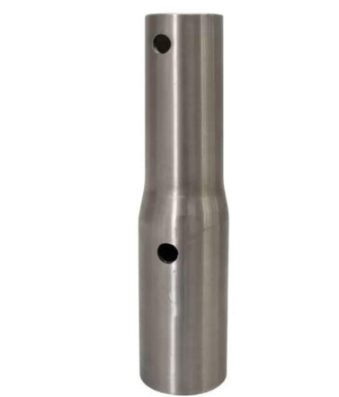 BOS 020-026 120mm Stainless Steel Jockey Extension with Lynch Pin