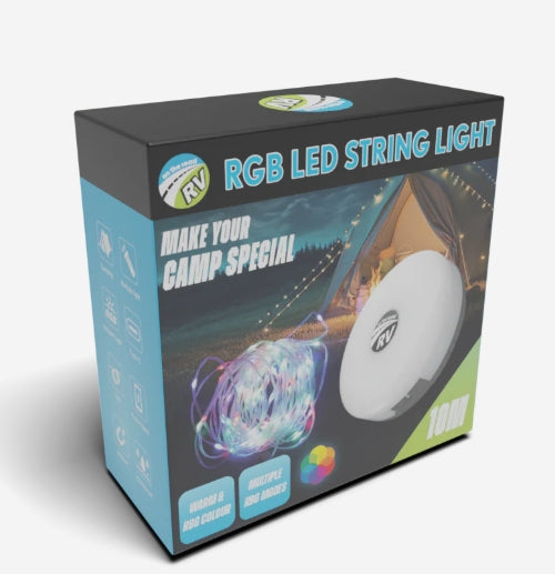 On The Road RV 10 LED String Light USB-C