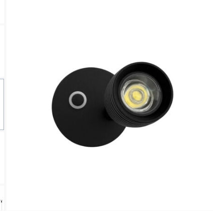 BLACK 12 VOLT LED READING LIGHT WITH USB CHARGING PORT