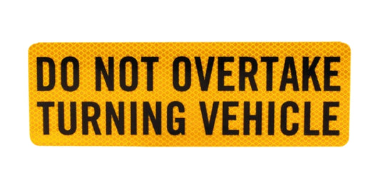 Caravan Sticker - Do Not Overtake