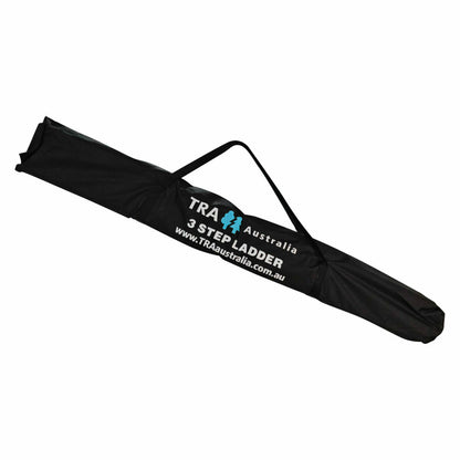 Black Step Aluminium Collapsible Box Ladder With Carry Bag - Various Sizes