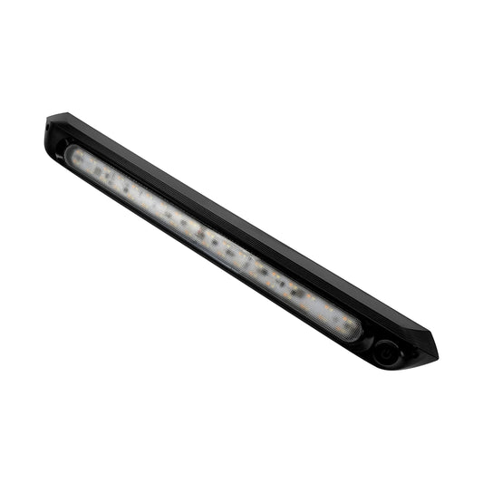 500mm DUAL LED LIGHT 12V AWNING LIGHT AMBER/WHITE LIGHTS WITH SWITCH BLACK