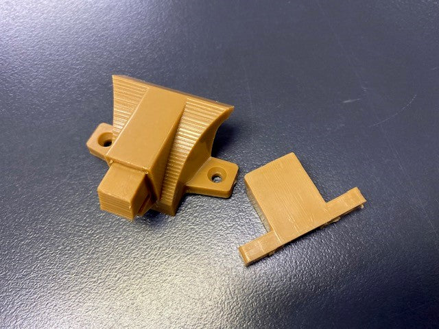 Viscount Millard caravan cupboard doorcatch / latch - LIGHT BROWN