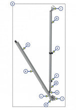Load image into Gallery viewer, Top Bracket Kit (Black) - Suit Lippert Solera Awnings
