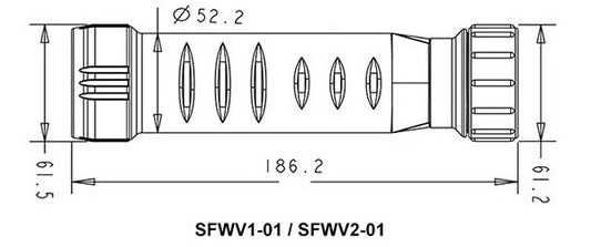 SEAFLO PVC Waste Valve