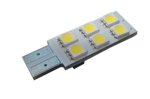LED T10 6 REPLACEMENT BULB. COOL WHT. 12 V