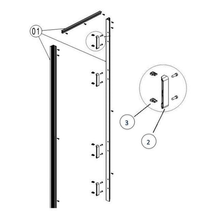 Bumper Striker - Suit Dometic CaraD 600F Doors